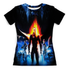 Заказать женскую футболку в Москве. Футболка с полной запечаткой (женская) Mass Effect Legendary Edition от THE_NISE  - готовые дизайны и нанесение принтов.