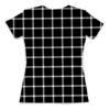 Заказать женскую футболку в Москве. Футболка с полной запечаткой (женская) Чёрная клетка от Виктор Гришин - готовые дизайны и нанесение принтов.