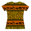 Заказать женскую футболку в Москве. Футболка с полной запечаткой (женская) Африка от THE_NISE  - готовые дизайны и нанесение принтов.