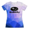 Заказать женскую футболку в Москве. Футболка с полной запечаткой (женская) Subaru от THE_NISE  - готовые дизайны и нанесение принтов.