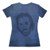 Заказать женскую футболку в Москве. Футболка с полной запечаткой (женская) Keanu Reeves_ от balden - готовые дизайны и нанесение принтов.