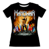 Заказать женскую футболку в Москве. Футболка с полной запечаткой (женская) Manowar от geekbox - готовые дизайны и нанесение принтов.
