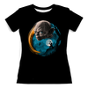 Заказать женскую футболку в Москве. Футболка с полной запечаткой (женская) Голум от T-shirt print  - готовые дизайны и нанесение принтов.