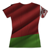Заказать женскую футболку в Москве. Футболка с полной запечаткой (женская) Беларусь от queen  - готовые дизайны и нанесение принтов.
