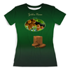 Заказать женскую футболку в Москве. Футболка с полной запечаткой (женская) Golden Cacao от Andy Quarry - готовые дизайны и нанесение принтов.