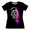 Заказать женскую футболку в Москве. Футболка с полной запечаткой (женская) Infinity Cat от T-shirt print  - готовые дизайны и нанесение принтов.