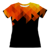 Заказать женскую футболку в Москве. Футболка с полной запечаткой (женская) Trianse от THE_NISE  - готовые дизайны и нанесение принтов.