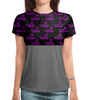 Заказать женскую футболку в Москве. Футболка с полной запечаткой (женская) Twitch от THE_NISE  - готовые дизайны и нанесение принтов.