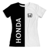 Заказать женскую футболку в Москве. Футболка с полной запечаткой (женская) Honda от THE_NISE  - готовые дизайны и нанесение принтов.