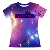 Заказать женскую футболку в Москве. Футболка с полной запечаткой (женская) Everspace от THE_NISE  - готовые дизайны и нанесение принтов.