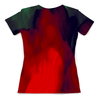 Заказать женскую футболку в Москве. Футболка с полной запечаткой (женская) Абстрактные краски от THE_NISE  - готовые дизайны и нанесение принтов.