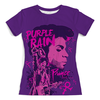 Заказать женскую футболку в Москве. Футболка с полной запечаткой (женская) Prince – Purple Rain_ от balden - готовые дизайны и нанесение принтов.