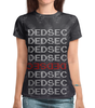 Заказать женскую футболку в Москве. Футболка с полной запечаткой (женская) DEDSEC (Watch Dogs 2) от balden - готовые дизайны и нанесение принтов.