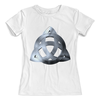 Заказать женскую футболку в Москве. Футболка с полной запечаткой (женская) Трилистник от GeekFox  - готовые дизайны и нанесение принтов.