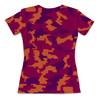 Заказать женскую футболку в Москве. Футболка с полной запечаткой (женская) Night camouflage от THE_NISE  - готовые дизайны и нанесение принтов.