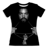 Заказать женскую футболку в Москве. Футболка с полной запечаткой (женская) Ice Cube от skynatural - готовые дизайны и нанесение принтов.