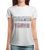 Заказать женскую футболку в Москве. Футболка с полной запечаткой (женская) Forever young от Antaya - готовые дизайны и нанесение принтов.
