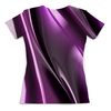 Заказать женскую футболку в Москве. Футболка с полной запечаткой (женская) Фиолетовые линии от THE_NISE  - готовые дизайны и нанесение принтов.
