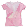 Заказать женскую футболку в Москве. Футболка с полной запечаткой (женская) Розовый фон от Анна - готовые дизайны и нанесение принтов.