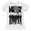Заказать женскую футболку в Москве. Футболка с полной запечаткой (женская) Linkin Park от geekbox - готовые дизайны и нанесение принтов.
