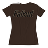 Заказать женскую футболку в Москве. Футболка с полной запечаткой (женская) Fallout от galaxy secret - готовые дизайны и нанесение принтов.