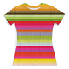 Заказать женскую футболку в Москве. Футболка с полной запечаткой (женская) Флюид от Vadim Koval - готовые дизайны и нанесение принтов.