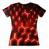 Заказать женскую футболку в Москве. Футболка с полной запечаткой (женская) Fortnite от THE_NISE  - готовые дизайны и нанесение принтов.