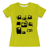 Заказать женскую футболку в Москве. Футболка с полной запечаткой (женская) Кошки 5 от Виктор Гришин - готовые дизайны и нанесение принтов.