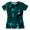 Заказать женскую футболку в Москве. Футболка с полной запечаткой (женская) Лилии от THE_NISE  - готовые дизайны и нанесение принтов.