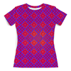 Заказать женскую футболку в Москве. Футболка с полной запечаткой (женская) Розовая клетка от THE_NISE  - готовые дизайны и нанесение принтов.