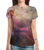 Заказать женскую футболку в Москве. Футболка с полной запечаткой (женская) Orion Nebula (M42) от Виктор Гришин - готовые дизайны и нанесение принтов.