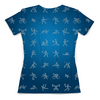 Заказать женскую футболку в Москве. Футболка с полной запечаткой (женская) Olympic Bear Misha 1980 от balden - готовые дизайны и нанесение принтов.