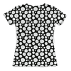 Заказать женскую футболку в Москве. Футболка с полной запечаткой (женская) Белый горошек от BeliySlon - готовые дизайны и нанесение принтов.