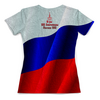 Заказать женскую футболку в Москве. Футболка с полной запечаткой (женская) Олимпийский Мишка 1980 от balden - готовые дизайны и нанесение принтов.