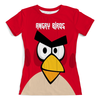 Заказать женскую футболку в Москве. Футболка с полной запечаткой (женская) Angry Birds (Terence) от Аня Лукьянова - готовые дизайны и нанесение принтов.