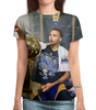 Заказать женскую футболку в Москве. Футболка с полной запечаткой (женская) Stephen Curry от skynatural - готовые дизайны и нанесение принтов.