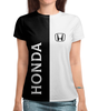 Заказать женскую футболку в Москве. Футболка с полной запечаткой (женская) Honda от THE_NISE  - готовые дизайны и нанесение принтов.