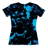 Заказать женскую футболку в Москве. Футболка с полной запечаткой (женская) Голубые брызги от THE_NISE  - готовые дизайны и нанесение принтов.