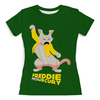 Заказать женскую футболку в Москве. Футболка с полной запечаткой (женская) Freddie Mercury    от T-shirt print  - готовые дизайны и нанесение принтов.