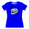 Заказать женскую футболку в Москве. Футболка с полной запечаткой (женская) Mem смех от THE_NISE  - готовые дизайны и нанесение принтов.