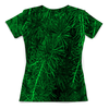 Заказать женскую футболку в Москве. Футболка с полной запечаткой (женская) Зеленая ель от THE_NISE  - готовые дизайны и нанесение принтов.
