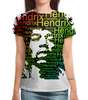 Заказать женскую футболку в Москве. Футболка с полной запечаткой (женская) Hendrix. Хендрикс от Александр - готовые дизайны и нанесение принтов.