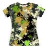 Заказать женскую футболку в Москве. Футболка с полной запечаткой (женская) camouflage от THE_NISE  - готовые дизайны и нанесение принтов.