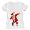 Заказать женскую футболку в Москве. Футболка с полной запечаткой (женская) Санта Клаус  от acidhouses - готовые дизайны и нанесение принтов.