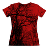 Заказать женскую футболку в Москве. Футболка с полной запечаткой (женская) Деревья от THE_NISE  - готовые дизайны и нанесение принтов.