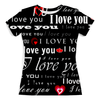 Заказать женскую футболку в Москве. Футболка с полной запечаткой (женская) Love You от THE_NISE  - готовые дизайны и нанесение принтов.