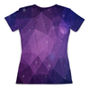 Заказать женскую футболку в Москве. Футболка с полной запечаткой (женская) Violet от THE_NISE  - готовые дизайны и нанесение принтов.