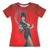 Заказать женскую футболку в Москве. Футболка с полной запечаткой (женская) Elvira от balden - готовые дизайны и нанесение принтов.