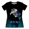 Заказать женскую футболку в Москве. Футболка с полной запечаткой (женская) Sally Face (Салли Фейс) от weeert - готовые дизайны и нанесение принтов.
