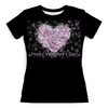 Заказать женскую футболку в Москве. Футболка с полной запечаткой (женская)  Low Poly Heart  от natulia_hatulia@yahoo.com - готовые дизайны и нанесение принтов.
